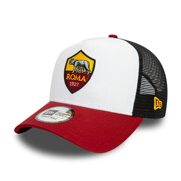AS ROMA CORE EF TRUCKER-ADULTS-WHITE/RED-OSFM